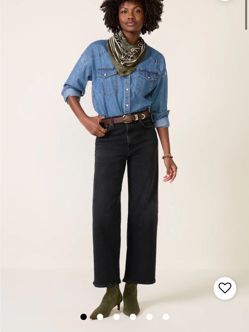 Agolde REN Black Straight Leg Jeans